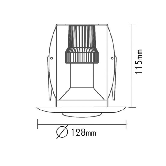 AC.045R50GO Σπότ χωνευτά