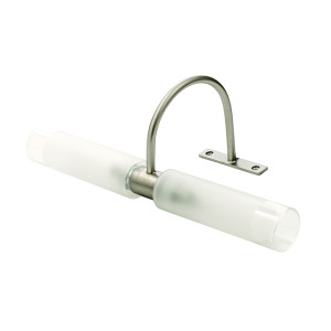 InLight Επιτοίχιο φωτιστικό από νίκελ ματ μέταλλο και αμμοβολή γυαλί (1046-Νίκελ Ματ)