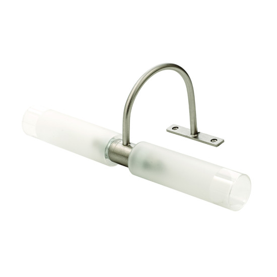 InLight Επιτοίχιο φωτιστικό από νίκελ ματ μέταλλο και αμμοβολή γυαλί (1046-Νίκελ Ματ) 