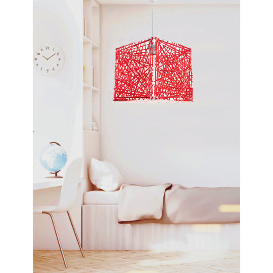 InLight Κρεμαστό φωτιστικό από κόκκινο plexiglass (4339-Κόκκινο) 