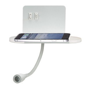 InLight Επιτοίχιο φωτιστικό από λευκό μέταλλο (43416-WH)