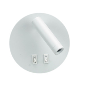 InLight Επιτοίχιο φωτιστικό από λευκό μέταλλο (43418-WH)