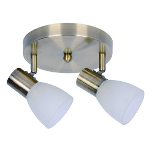 InLight Επιτοίχιο σποτ από μέταλλο σε οξυντέ απόχρωση (9064-2Φ-Οξυντέ)