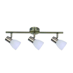 InLight Επιτοίχιο σποτ από μέταλλο σε οξυντέ απόχρωση (9065-3Φ-Οξυντέ)