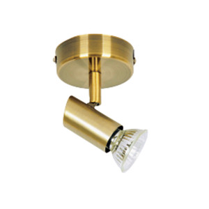 InLight Επιτοίχιο σποτ από μέταλλο σε οξυντέ απόχρωση (9075-1Φ-Οξυντέ)