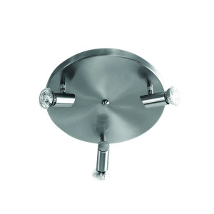 InLight Επιτοίχιο σποτ από μέταλλο σε οξυντέ απόχρωση (9075-3Φ-Οξυντέ)