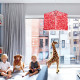 InLight Κρεμαστό φωτιστικό από κόκκινο plexiglass (4339-Κόκκινο) 