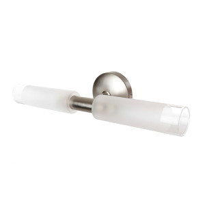 InLight Επιτοίχιο φωτιστικό από νίκελ ματ μέταλλο και αμμοβολή γυαλί (1039-Νίκελ Ματ)