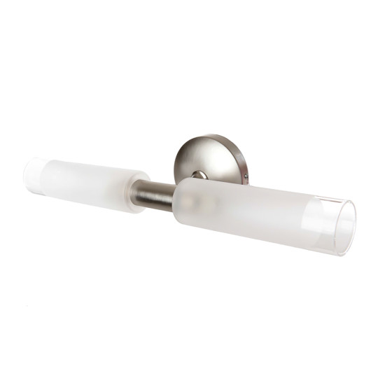 InLight Επιτοίχιο φωτιστικό από νίκελ ματ μέταλλο και αμμοβολή γυαλί (1039-Νίκελ Ματ) 