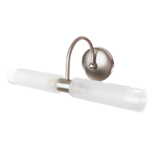 InLight Επιτοίχιο φωτιστικό από νίκελ ματ μέταλλο και αμμοβολή γυαλί (1041-Νίκελ Ματ) 